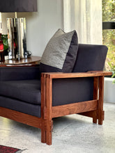 Load image into Gallery viewer, Pair of Mid-Century, Brutalist Armchairs