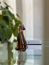 Load image into Gallery viewer, Czech Art Glass - Amber Cat