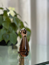 Load image into Gallery viewer, Czech Art Glass - Amber Cat