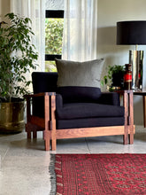 Load image into Gallery viewer, Pair of Mid-Century, Brutalist Armchairs