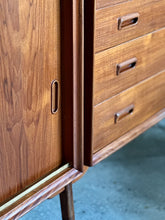 Load image into Gallery viewer, Three-Bay Modular Danish Wall Unit | Room Divider