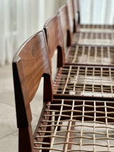 Load image into Gallery viewer, Set Of Six Solid Imbuia Dining Chairs