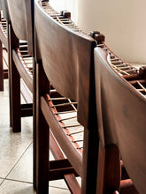 Load image into Gallery viewer, Set Of Six Solid Imbuia Dining Chairs