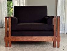 Load image into Gallery viewer, Pair of Mid-Century, Brutalist Armchairs