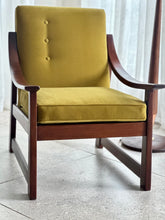 Load image into Gallery viewer, Mid-Century Solid Imbuia Armchair