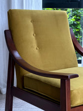 Load image into Gallery viewer, Mid-Century Solid Imbuia Armchair