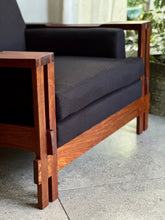 Load image into Gallery viewer, Pair of Mid-Century, Brutalist Armchairs