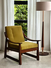 Load image into Gallery viewer, Mid-Century Solid Imbuia Armchair