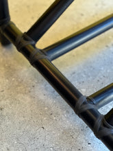 Load image into Gallery viewer, Pair Of “Old Java” Leather & Bamboo Latticed Chairs