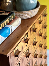Load image into Gallery viewer, Solid Wood, Library Index Cabinet | Multidrawer Unit