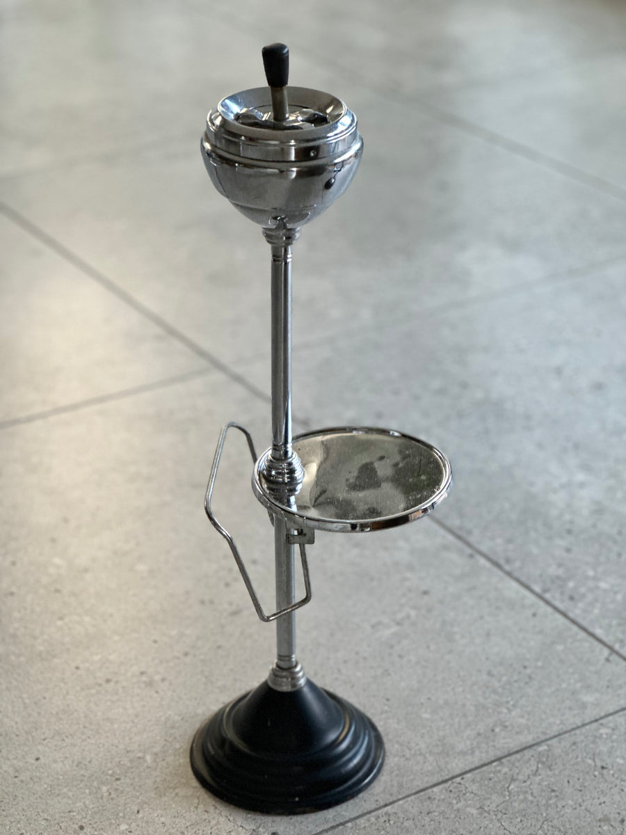 Retro Chrome Standing Ashtray – RE-TREND