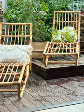 Load image into Gallery viewer, Pair Of Vintage Cane Loungers