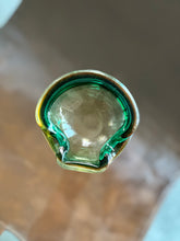 Load image into Gallery viewer, Luminous Green Murano Style Ashtray