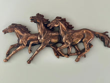 Load image into Gallery viewer, Moulded Wall Hanging Horses