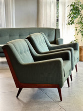 Load image into Gallery viewer, Pair of Buttoned Lounge Chairs