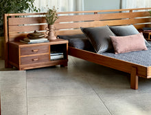 Load image into Gallery viewer, Bed Set by Torrente Furniture | Base, Pedestals & Headboard