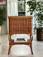Load image into Gallery viewer, Vintage Wicker Haberdashery Stand