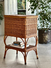 Load image into Gallery viewer, Vintage Wicker Haberdashery Stand