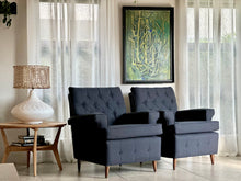 Load image into Gallery viewer, Pair Of Vintage Armchairs
