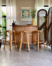Load image into Gallery viewer, Mid-Century Bar With Copper Footrest