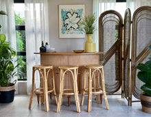 Load image into Gallery viewer, Mid-Century Bar With Copper Footrest