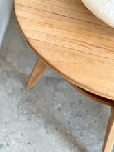 Load image into Gallery viewer, Vintage Round Two-Tier Oak Coffee Table