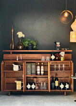 Load image into Gallery viewer, Retro Solid Kiaat Bar/Counter Cabinet