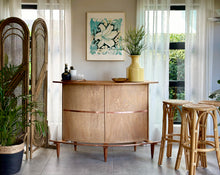 Load image into Gallery viewer, Mid-Century Bar With Copper Footrest