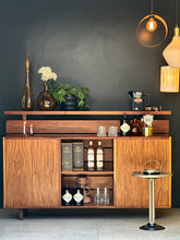 Load image into Gallery viewer, Retro Solid Kiaat Bar/Counter Cabinet