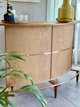 Load image into Gallery viewer, Mid-Century Bar With Copper Footrest
