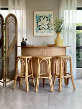 Load image into Gallery viewer, Mid-Century Bar With Copper Footrest