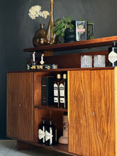 Load image into Gallery viewer, Retro Solid Kiaat Bar/Counter Cabinet