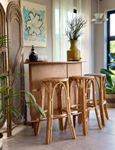 Load image into Gallery viewer, Mid-Century Bar With Copper Footrest