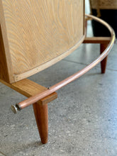 Load image into Gallery viewer, Mid-Century Bar With Copper Footrest