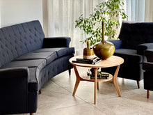 Load image into Gallery viewer, Vintage Four Seater Curved Couch