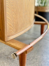 Load image into Gallery viewer, Mid-Century Bar With Copper Footrest