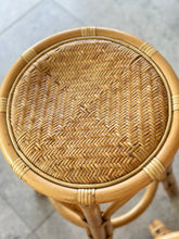 Load image into Gallery viewer, Set Of Vintage Cane Bar Chairs
