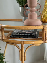 Load image into Gallery viewer, Demi-Lune Glass and Bamboo Occasional Table