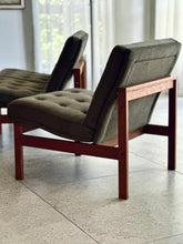 Load image into Gallery viewer, Danish "Moduline" Lounge Chairs by Ole Gjerløv-Knudsen for France & Søn, 1962 - SET OF THREE