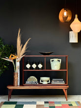 Load image into Gallery viewer, Small Mahogany Shelving Unit | Room Divider
