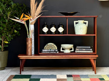 Load image into Gallery viewer, Small Mahogany Shelving Unit | Room Divider