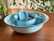 Load image into Gallery viewer, Czechoslovakian Vintage Enamel Jug & Basin Set
