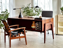 Load image into Gallery viewer, Solid Imbuia Desk Designed by E.E. Meyer