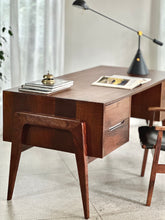 Load image into Gallery viewer, Solid Imbuia Desk Designed by E.E. Meyer