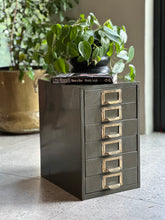 Load image into Gallery viewer, Vintage Grey Table Top Drawers