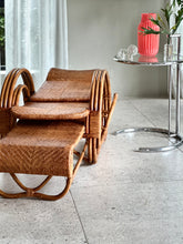 Load image into Gallery viewer, Vintage Handcrafted Rattan Lounge Chair
Boho | Organic Form | Adjustable Recline | Rare Collector’s Piece