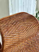 Load image into Gallery viewer, Vintage Handcrafted Rattan Lounge Chair
Boho | Organic Form | Adjustable Recline | Rare Collector’s Piece