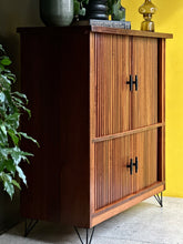 Load image into Gallery viewer, Tambour Door Cabinet – Drinks/Storage/ Media Cabinet