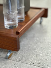 Load image into Gallery viewer, Two-Tier Kiaat Drinks Trolley