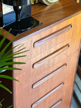 Load image into Gallery viewer, Mid-Century G-Plan Fresco Tallboy Chest Of Drawers